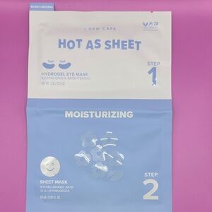 Hot As Sheet Moisturizing Sheet + Eye Mask Duo